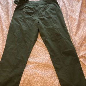 Lord and Taylor paper bag high waisted trousers